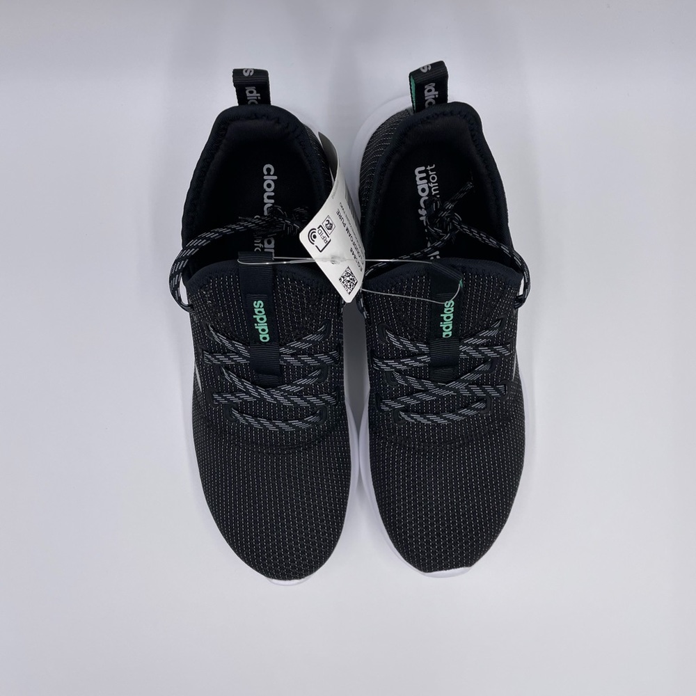 Adidas Cloudfoam Pure Black / White Womens Shoes - Picture 5 of 8